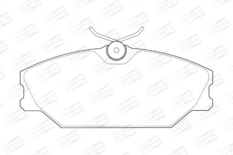 Гальмівні колодки передні Renault Clio II, Laguna I, Megane I, Scenic I CHAMPION 573008CH