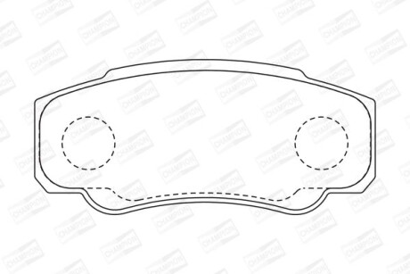 Гальмівні колодки CHAMPION 573115CH