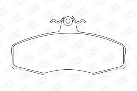 Гальмівні колодки передні VW Caddy II / Skoda Favorit, Felicia CHAMPION 573778CH