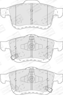 Гальмівні колодки передні Fiat 500L CHAMPION 573806CH