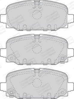 Колодки гальмівні дискові CHAMPION 573824CH