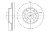 Гальмівний диск задн. Exeo/A4/A4 05-13 CIFAM 800-749C (фото 1)