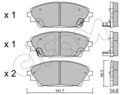 Гальмівні колодки (набір) CIFAM 8229920