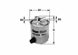 Фільтр палива CLEAN FILTERS DN2701