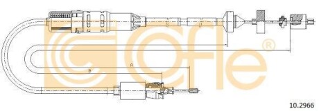 Трос зчеплення COFLE 102966