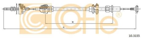 Трос зчеплення COFLE 103155