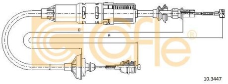 Трос зчеплення COFLE 103447