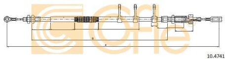 Трос ручного гальма перед.FIAT DUCATO 06> COFLE 104741