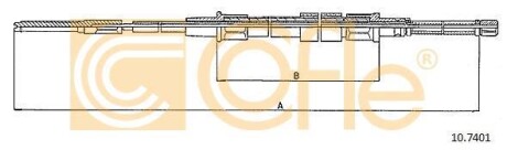 Трос ручника COFLE 107401
