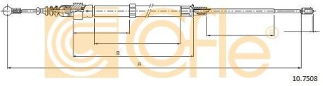 Трос ручника COFLE 107508