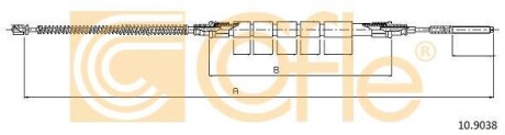 Трос ручника COFLE 109038