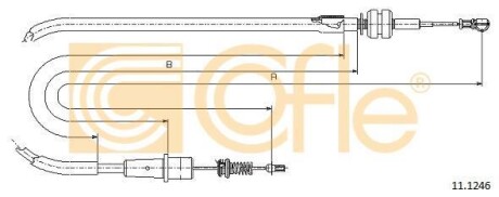 Тросик газу COFLE 111246