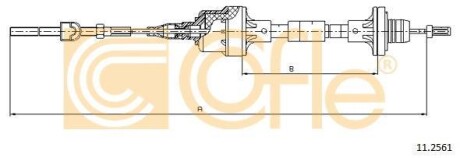 Трос зчеплення COFLE 112561