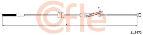 Трос стояночного гальма передній COFLE 115472