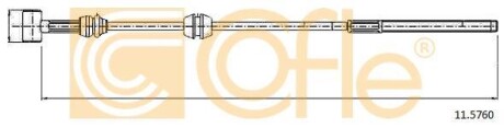 Трос ручного гальма COFLE 115760