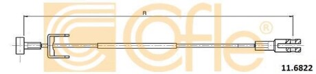 Трос COFLE 116822