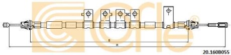 Трос ручного гальма COFLE 20160B055