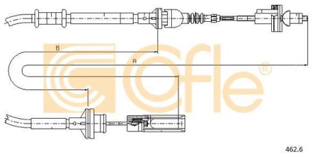 Трос зчеплення COFLE 4626