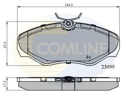 Деталь COMLINE CBP01127