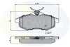 Гальмівні колодки, дискове гальмо (набір) COMLINE CBP01145 (фото 1)