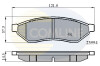 Гальмівні колодки, дискове гальмо (набір) COMLINE CBP01190 (фото 1)