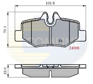 Деталь COMLINE CBP01306