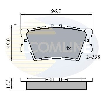 Деталь COMLINE CBP01581