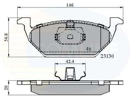 Деталь COMLINE CBP0737