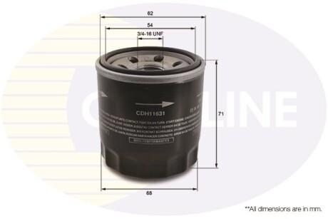 Фільтр масла COMLINE CDH11631