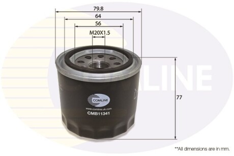 Фільтр масла COMLINE CMB11341