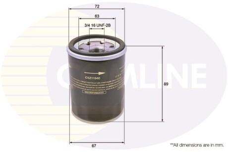 Фільтр масла COMLINE CSZ11940