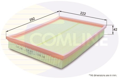 Фільтр повітряний COMLINE EAF487