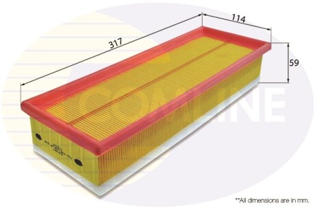 Фільтр повітряний COMLINE EAF497