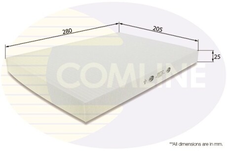 Фільтр повітря (салону) COMLINE EKF112