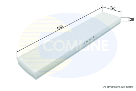 Фільтр повітря (салону) COMLINE EKF131