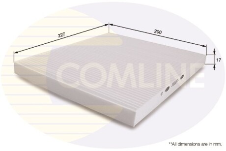 Фільтр повітря (салону) COMLINE EKF204