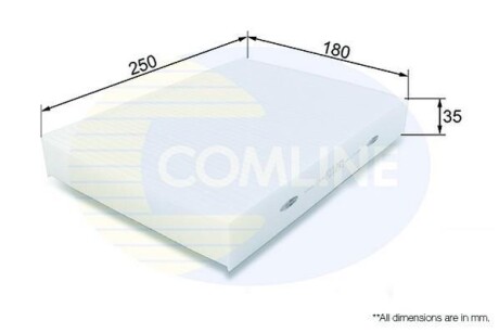 Фільтр повітря (салону) COMLINE EKF386