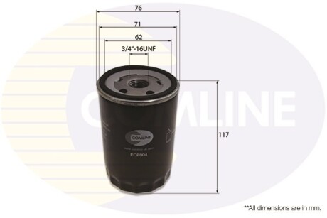 Фільтр масла COMLINE EOF004