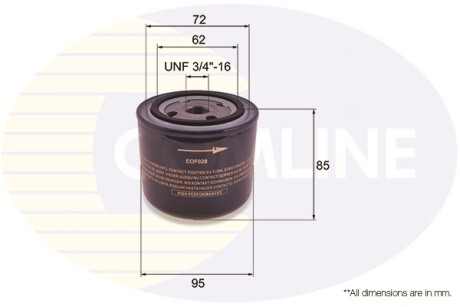 Фільтр масла COMLINE EOF028