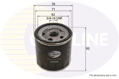 Фільтр масла COMLINE EOF061