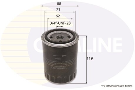 Фільтр масла COMLINE EOF066