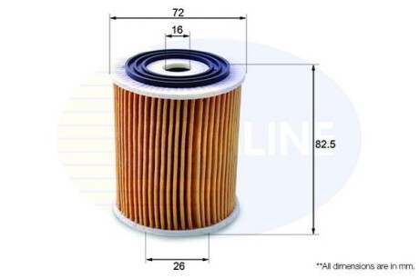 Фільтр масла COMLINE EOF167