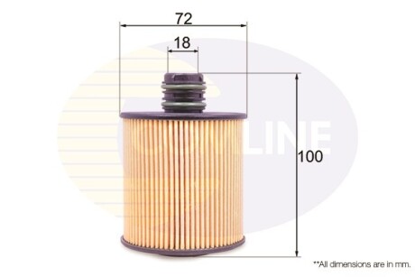 Фільтр масла COMLINE EOF237