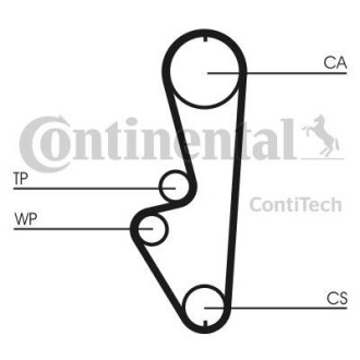 Ремінь ГРМ (набір) Contitech CT765K1