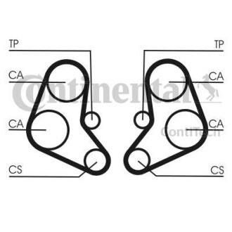 Ремінь ГРМ Contitech CT886