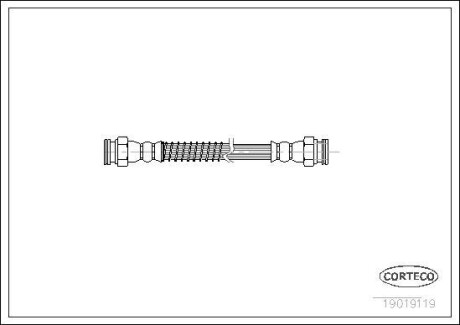 Гальмівний шланг CORTECO 19019119