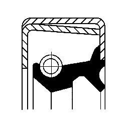Сальник u.63,5x88,9x11,1 DAF NBR B2SL - CORTECO 49354520
