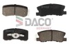 Колодки тормозные (задние) Citroen C4/Peugeot 4008 12-/Dodge/Jeep/Mitsubishi Outlander 06-/Pajero 91 DACO Germany 322536 (фото 1)