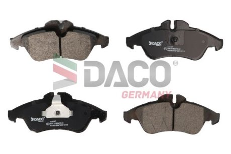 Колодки гальмівні дискові пер. DACO Germany 323327