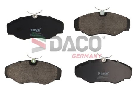 Колодки гальмівні дискові пер. DACO Germany 323626